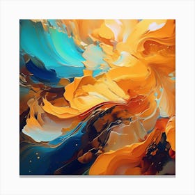 Abstract Painting 33 Canvas Print