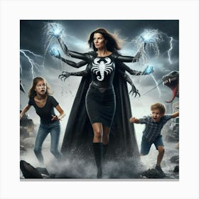 Scorpio Super Mom #1 Canvas Print