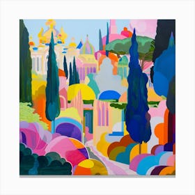 Colourful Gardens Schnbrunn Palace Gardens Austria 6 Canvas Print