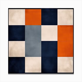 Cubist Serenade: Squares' Melody Canvas Print