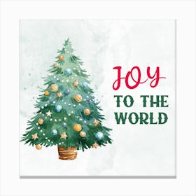 Joy To The World Canvas Print