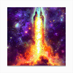 The Disaster In The Galaxy Canvas Print