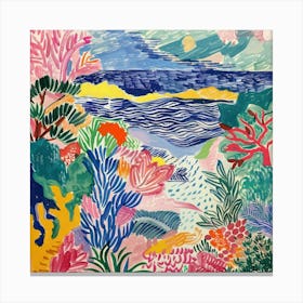 Seascape Dream Matisse Style 3 Canvas Print