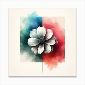 Watercolor Flower 5 Canvas Print