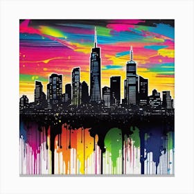New York City Skyline 37 Canvas Print