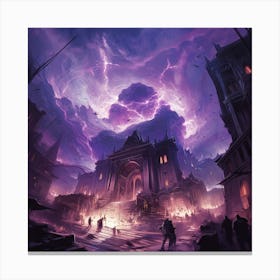 Void Storm Canvas Print