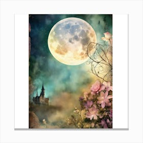 Full Moon Canvas Print