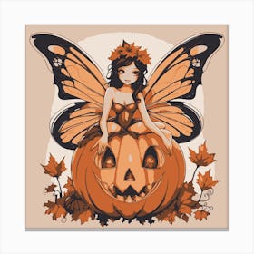 Pumpkin Fairy Canvas Print