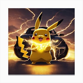 Pokemon Pikachu 7 Canvas Print