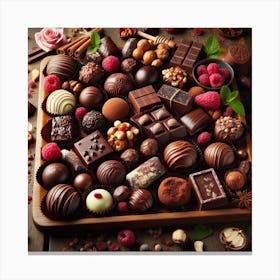 Delicious Chocolate 3 Canvas Print
