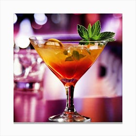 Cocktail In A Glass 1 Canvas Print