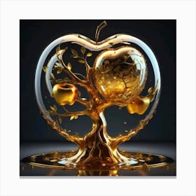 Golden Apple Tree 1 Canvas Print