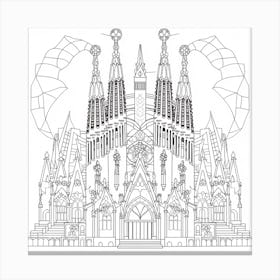 Sagrada Familia Barcelona Canvas Print