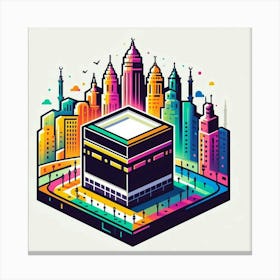 Mecca's Kaaba 4 Canvas Print