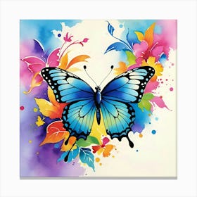 Butterfly Painting 161 Canvas Print