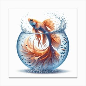Aquarium fish 1 Canvas Print