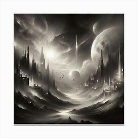 Space City 4 Canvas Print