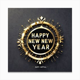 Happy New Year 110 Canvas Print