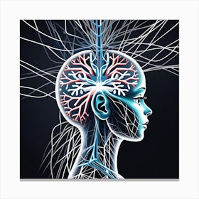 Human Brain 110 Canvas Print