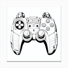 Video Game Controller Canvas Print