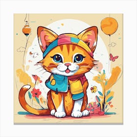 Kitty Cat 2 Canvas Print