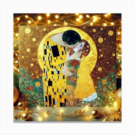 Kiss By Gustav Klimt 6 Canvas Print