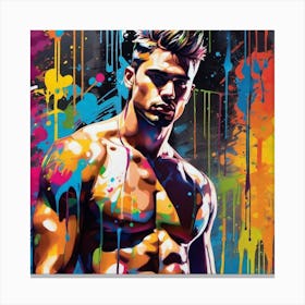 Splatter Painting 30 Canvas Print