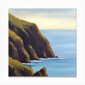 The Cliff Illustration 1 Canvas Print