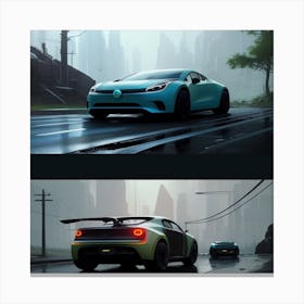 Electric Cars 2 ( Fromhifitowifi ) Canvas Print