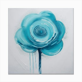 Blue Flower Canvas Print