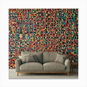 Geometric Wall Mural Canvas Print