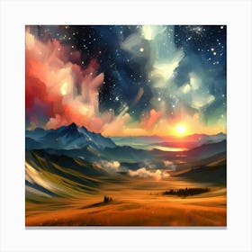 Astral Aura 12 Canvas Print