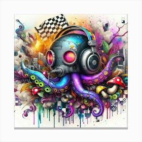 Octopus 12 Canvas Print