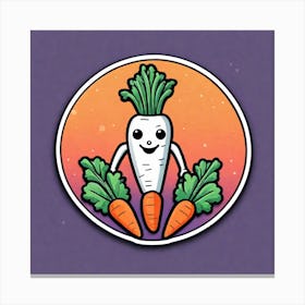 Carrot Logo 20 Canvas Print