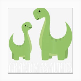 Grandmasaurus Grandma Saurus Dino Dinosaur Canvas Print