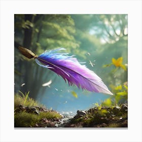 Feather Hd Wallpaper 1 Canvas Print