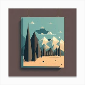 Landscape Print Canvas Print