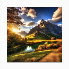 Mountain Landscape 21 Canvas Print