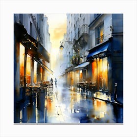 Paris Street Canvas Print