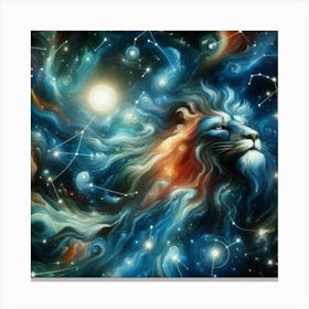 Lion In The Sky Canvas Print