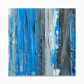 Abstract Painting, Blue, Abstract Painting Canvas Print