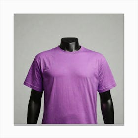 Purple T - Shirt Canvas Print