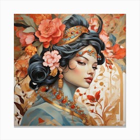 Chinese Woman 3 Canvas Print