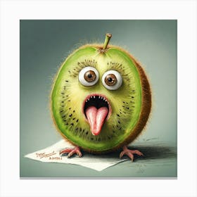 Kiwi Fruit 1 Canvas Print