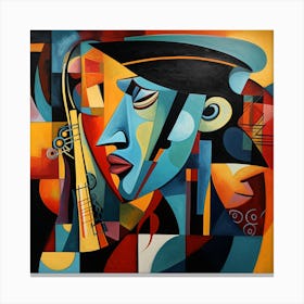 Saxophone Player 31 Canvas Print