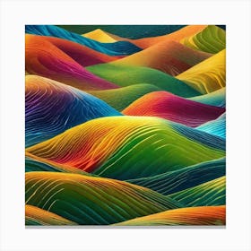 Colorful Landscape 6 Canvas Print