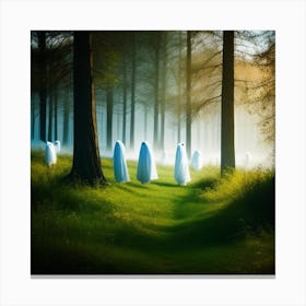 Ghosts In The Forest Canvas Print