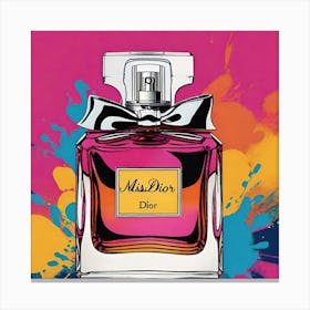 Dior Perfume paint Canvas Print