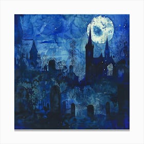 Night Of The Full Moon Canvas Print