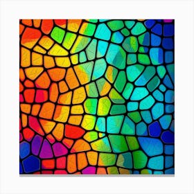 Stained Glass Background 5 Canvas Print